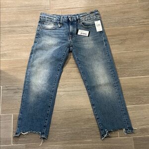 NWT R13 Boy Straight with Rips